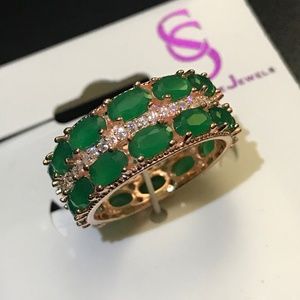 Savvy Cie Jewelry - NWOT - Savvy Cie CZ Double Eternity Savvy Cie Jewelry - NWOT - Savvy Cie CZ Double Eternity